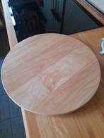 Houten draaiplateau, doorsnee 40cm, Ophalen of Verzenden, Bord
