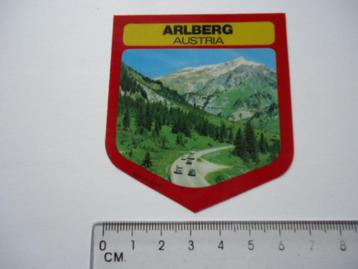 sticker oud ARLBERG Oldtimer camper auto oostenrijk schild beschikbaar voor biedingen