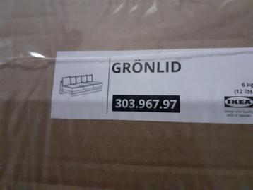 nieuwe hoes voor de GRONLID,  LJUNGEN MIDDENGRIJS IKEA beschikbaar voor biedingen