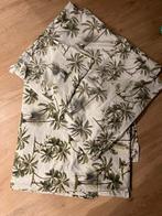 Dekbedovertrek met slopen tropisch print 2 pers 200x200 cm, Wit, Dekbedovertrek, Tweepersoons, Ophalen of Verzenden