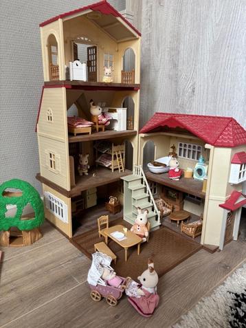 Sylvanian families Poppenhuis grote set  beschikbaar voor biedingen