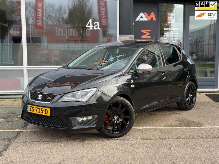 Seat Ibiza 2.0 TDI FR | Pano | Airco | Cruise | PDC | Stoelv, Auto's, Seat, Bedrijf, Te koop, Ibiza, ABS, Airbags, Airconditioning