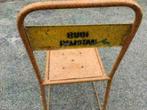 Gekleurde oude stalen kinderstoeltjes / stoel uit Indonesie, Gebruikt, Ophalen