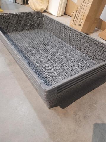 Ikea Pax Lades - Donkergrijs Metaal - 4 stuks - afbeelding 1