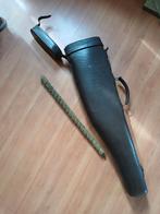 Oude brocante geweerkoffer leder, Ophalen of Verzenden, Landmacht, Nederland