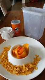 Opbergbak 1.5l / 6euerdopjes kunststof chips/snak schaal, Caravans en Kamperen, Ophalen of Verzenden