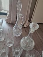 Compleet Cristal Glazen Set + Karaffen, Antiek en Kunst, Ophalen