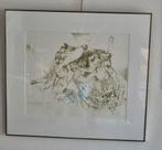 Springende koe op zeefdruk, Antiek en Kunst, Kunst | Etsen en Gravures, Ophalen