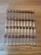 Glazen Cilinder Flesjes met Kurk - 40 stuks, Ophalen of Verzenden, Nieuw, Materiaal