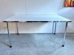 tafel GS686 Dutch Originals wit chromen poten 160 x 90 cm, Ophalen, -, -, Zo goed als nieuw