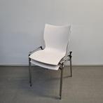 set 2x Casala stoel / kantoorstoelen - kunststof wit, Kunststof, Gebruikt, Wit, Ophalen