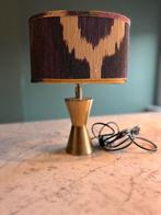 Ikat Lamp met Gouden Voet, Nieuw, Bohemian, Ophalen of Verzenden, Stof