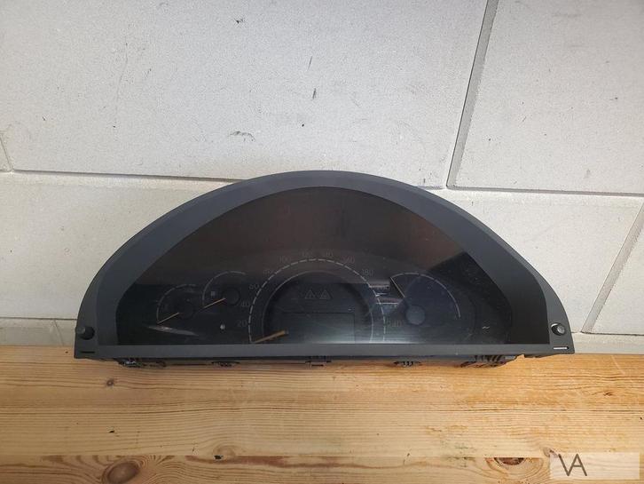 Mercedes S klasse W220 1998 -2005 tellerklok cockpit benzine, Auto-onderdelen, Dashboard en Schakelaars, Mercedes-Benz, Gebruikt