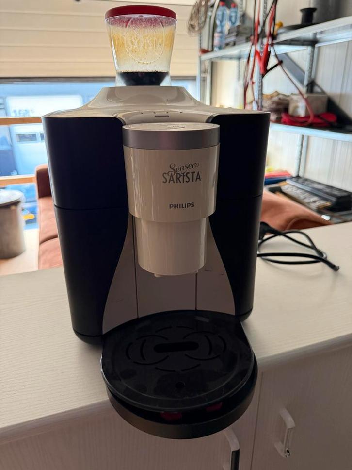 Philips Senseo Sarista Koffiemachine, Witgoed en Apparatuur, Koffiezetapparaten, Gebruikt, Gemalen koffie, Koffiemachine, 1 kopje