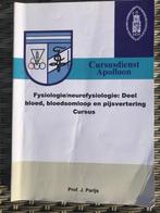 STUDIEBOEK - Fysiologie / Neurofysiologie - Prof. Jan Parijs, Prof. Dr. Jan PARIJS, Ophalen of Verzenden, Beta, WO