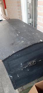 oude hutkoffers 1 zwart en 1 groen samen, Ophalen of Verzenden, Gebruikt, Minder dan 50 cm, Minder dan 50 cm