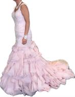 Poeder roze trouwjurk maat 38, Kleding | Dames, Trouwkleding en Trouwaccessoires, Roze, Zo goed als nieuw, Ophalen, Trouwjurk