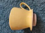 retro koffiefilter geel vintage pastel gele keramiek filter, Ophalen of Verzenden, Huis en Inrichting