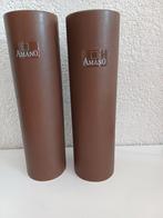 Paar bruine vazen van Amano ( Scheurich ), Minder dan 50 cm, Gebruikt, Ophalen of Verzenden, Overige kleuren