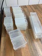 Transparante  kunststof opbergdoosjes, Ophalen of Verzenden, Zo goed als nieuw