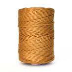 ACTIE 5 mm 1-ply macrame katoen koord touw Golden Amber 1 ki, Nieuw, Ophalen of Verzenden