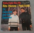 Rita Pavone / Paul Anka : Kiddy Kiddy Kiss Me 1964, Ophalen of Verzenden, Zo goed als nieuw, Nederlandstalig