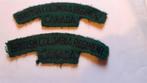 Canadese 4th armoured staat naam Matching paar ww2, Ophalen of Verzenden, Landmacht, Engeland, Kleding of Schoenen
