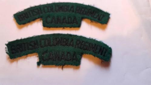 Canadese 4th armoured staat naam Matching paar ww2, Verzamelen, Militaria | Tweede Wereldoorlog, Landmacht, Kleding of Schoenen
