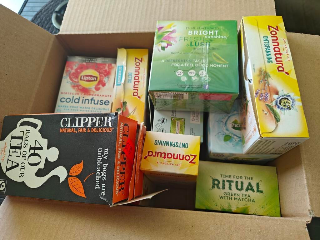 12 pakken thee, Ophalen of Verzenden, Zo goed als nieuw