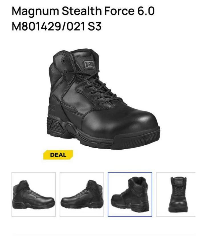 Veiligheidsschoen - werkschoenen S3 maat 44 (hoge model), Kleding | Heren, Schoenen, Nieuw, Werkschoenen, Zwart, Ophalen of Verzenden