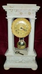 Antieke kolommen pendule, Antiek en Kunst, Ophalen