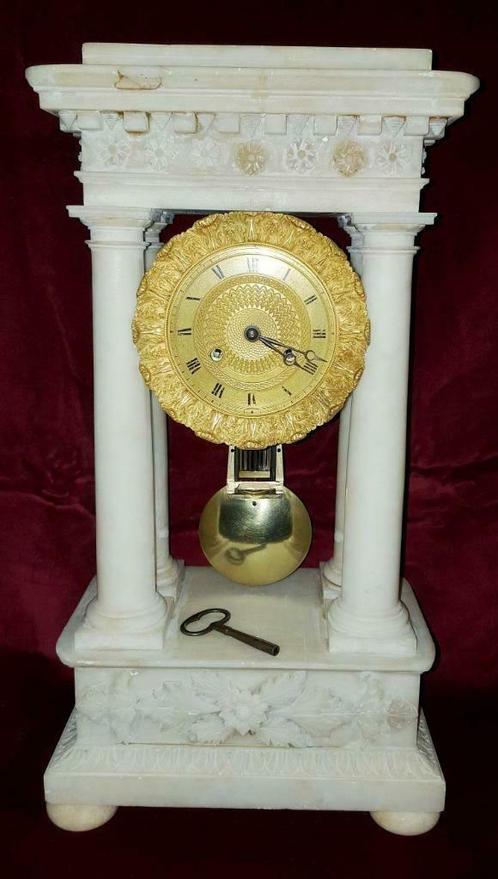 Antieke kolommen pendule, Antiek en Kunst, Antiek | Klokken, Ophalen