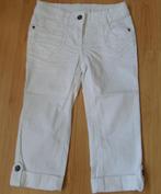 Witte katoenen broek maat 140; driekwart model, Kinderen en Baby's, Kinderkleding | Maat 140, Ophalen of Verzenden, Zo goed als nieuw