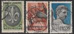 Nederland 1937 293/295 Jamboree, Gest, Postzegels en Munten, Postzegels | Nederland, Ophalen of Verzenden, T/m 1940, Gestempeld