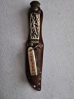 Vintage Solingen Zakmes/Jachtmes met Schede, Antiek en Kunst, Ophalen of Verzenden