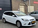 Ford Focus Wagon 1.6 EcoBoost Titanium Keyless Navi Clima Cr, Auto's, Gebruikt, 4 cilinders, 150 pk, Wit