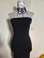 Nieuw: SuperTrash kokerjurk, stretch, one size. Zwart, Supertrash, Zwart, Maat 42/44 (L), Nieuw