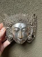 Durga Hindoe brons verzilverd masker bescherming boeddha, Verburgt Vintage, Ophalen of Verzenden, Schipluidenlaan 20 5035KJ Tilburg