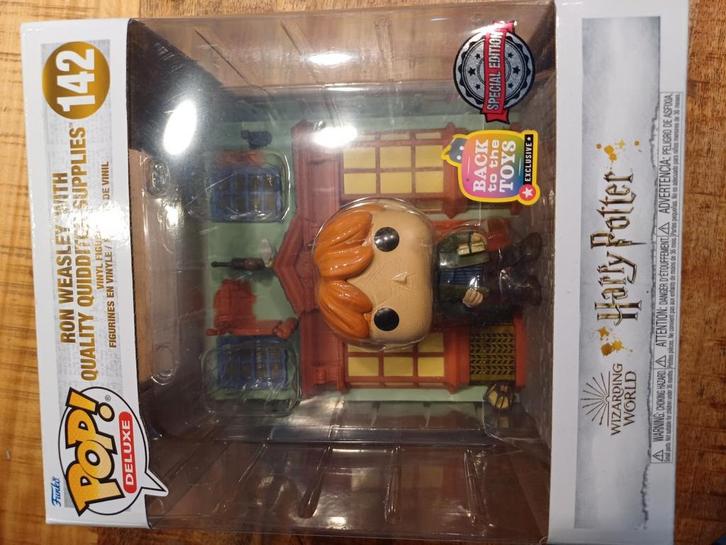 Funko Pop! Deluxe: Harry Potter – Ron Weasley w/ Quality Qui, Verzamelen, Poppetjes en Figuurtjes, Nieuw, Ophalen of Verzenden