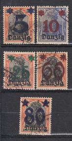 Danzig 16/20, Postzegels en Munten, Postzegels | Europa | Duitsland, Verzenden, BRD, Gestempeld