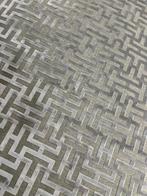 Brinker Vloerkleed Patroon Jacquard Zilver Grijs 200x300, Ophalen of Verzenden, 200 cm of meer, Grijs, Rechthoekig