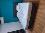 Boxspring te koop, Huis en Inrichting, Slaapkamer | Boxsprings, Ophalen, Gebruikt, Tweepersoons, Grijs