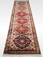 Handmade oriental wol Shirvan tapijt loper Kaukas 84x260cm, ., Crème, 200 cm of meer, .