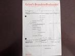 NL 1951; Rekening Grisel's Brandstoffenhandel Tiel, Verzenden, Overige typen