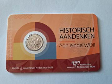 80 jaar eind WOII met 1/10de Gulden in Coicard 1941-P beschikbaar voor biedingen
