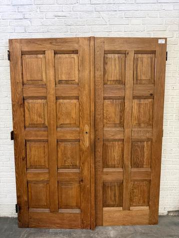 Massief eiken deuren | 155x200,5 en 82,5x200,5 beschikbaar voor biedingen