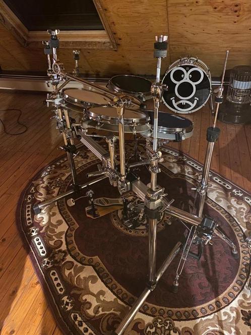 DDrum drum pads (electronisch) met drumrack Paerl/Dixon, Muziek en Instrumenten, Drumstellen en Slagwerk, Gebruikt, Overige merken