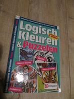 Logisch kleuren en puzzelen boek, Hobby en Vrije tijd, Denksport en Puzzels, Zo goed als nieuw, Ophalen