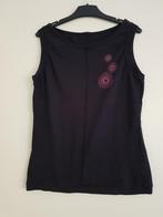 Top / mouwloos T-shirt voor dames -- XS / S - 34 / 36 --, Zwart, Ophalen of Verzenden, Zo goed als nieuw, Zonder mouw