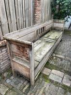 Houten bank (ingezakt) hout, Tuin en Terras, Tuinbanken, Ophalen, Hout